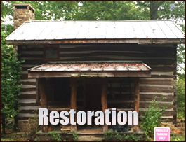 Historic Log Cabin Restoration  Northwood, Ohio